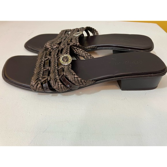 Brighton Brown Leather Rita Sandals Size 8N - Picture 1 of 7